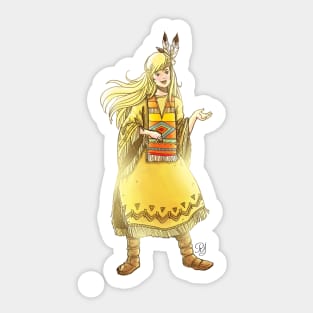 Indian Princess Tammy Sticker